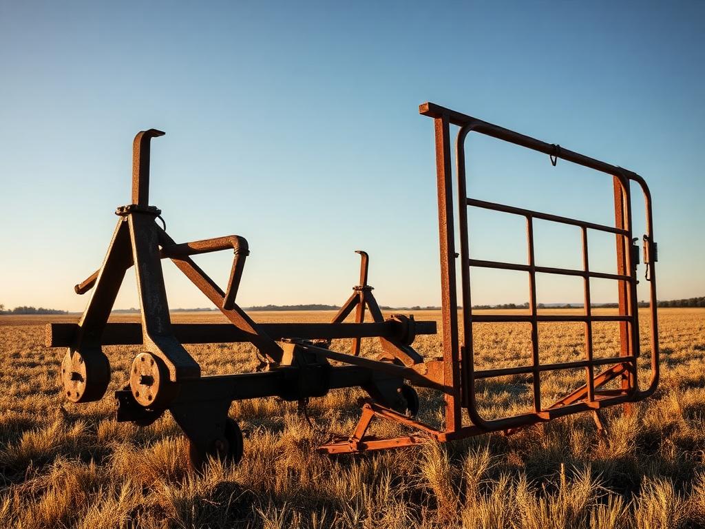 Farm equipment treated with RustGuard™ Rust Converter