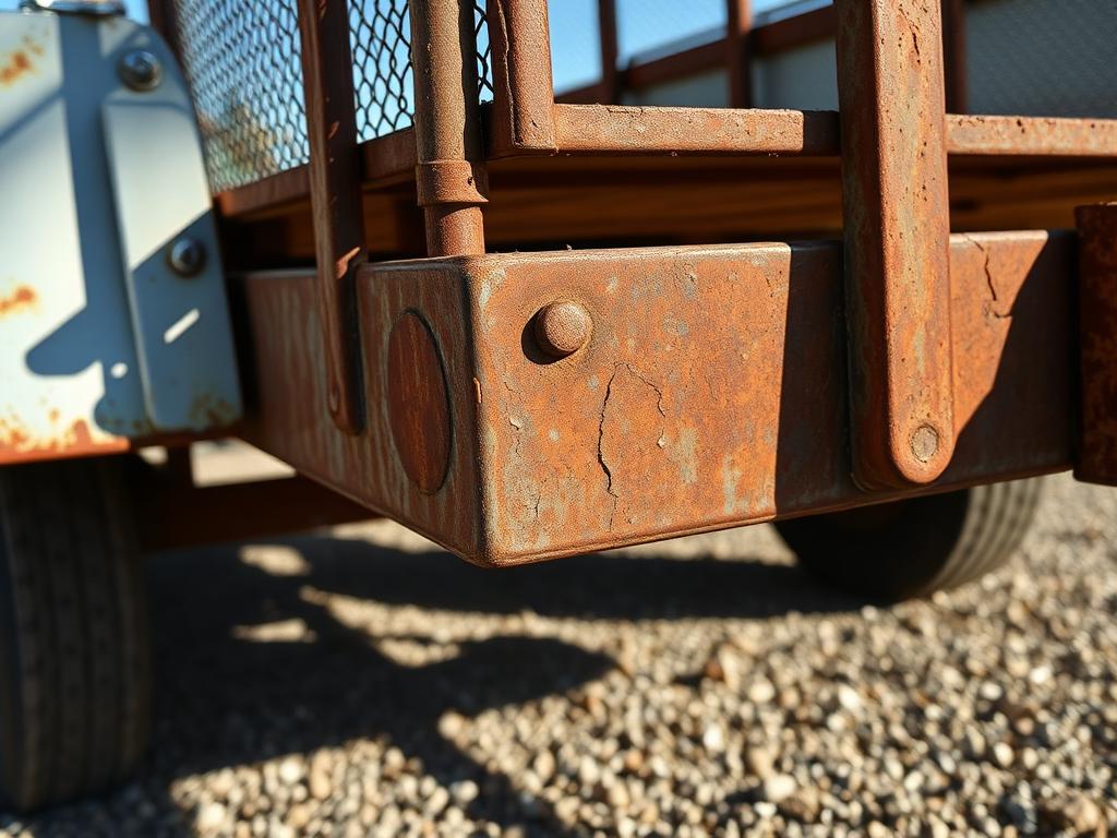 Trailers treated with RustGuard™ Rust Converter