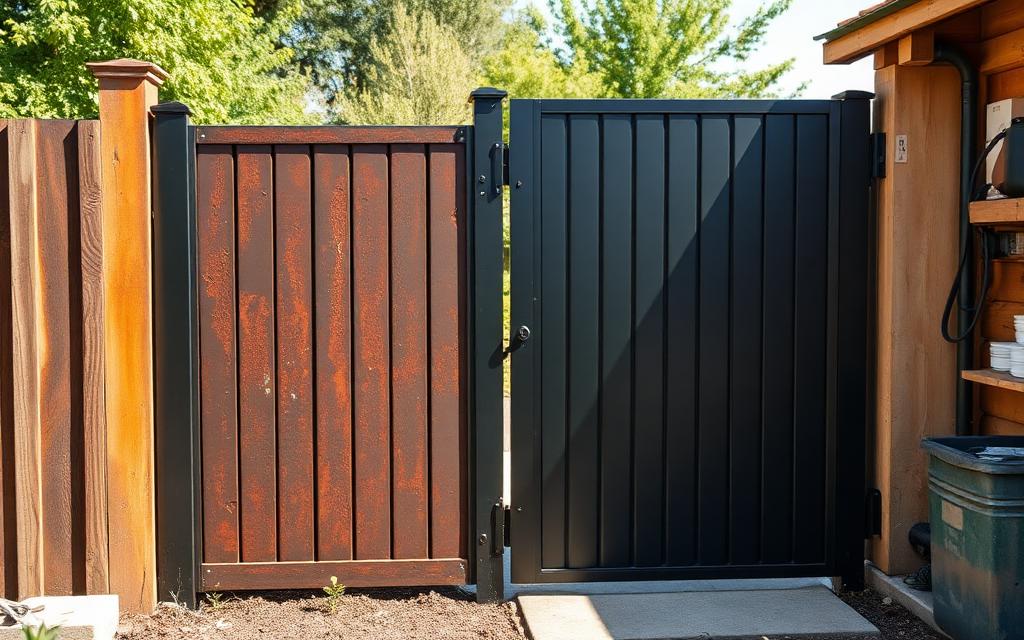 Customer photo of metal treated with RustGuard™ Rust Converter shared by Janine K.